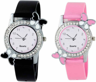 Miss Perfect Black and pink butterfly 2 combo (2 pack ) watches for girls Watch - For Girls
Miss Perfect Black and pink butterfly 2 combo (2 pack ) watches for girls Watch - For Girls