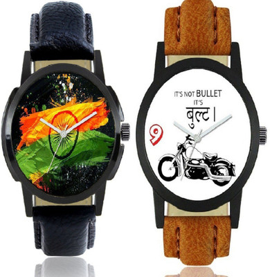 Miss Perfect Leather Tree color Dial and Bullet dial Combo ( pack 2) for boys Watch - For Boys
Miss Perfect Leather Tree color Dial and Bullet dial Combo ( pack 2) for boys Watch - For Boys