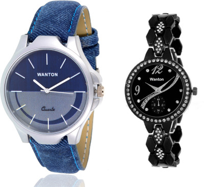 Wanton SP-5 K-4 Black chronograph pattern dial diamond watch with Blue multi-color dial attractive watch for couple men and women Watch - For Boys & Girls
Wanton SP-5 K-4 Black chronograph pattern dial diamond watch with Blue multi-color dial attractive watch for couple men and women Watch - For Boys & Girls