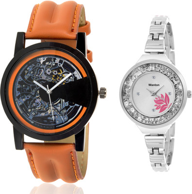 Wanton SP-4 K-7 slim belt stylish moving diamnd in dial watch with Brown open machanical stylish watch for couple men and women Watch - For Boys & Girls
Wanton SP-4 K-7 slim belt stylish moving diamnd in dial watch with Brown open machanical stylish watch for couple men and women Watch - For Boys & Girls