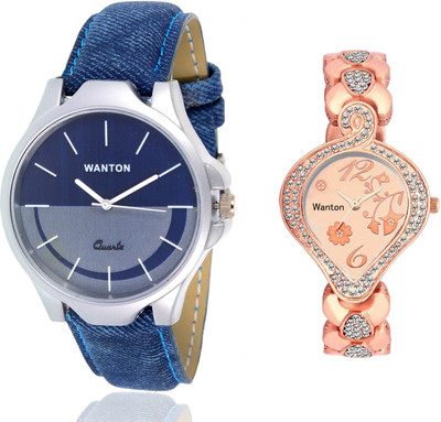 Wanton SP-5 K-5 Rose gold diamond stylish watch with Blue multi-color dial attractive watch for couple men and women Watch - For Boys & Girls
Wanton SP-5 K-5 Rose gold diamond stylish watch with Blue multi-color dial attractive watch for couple men and women Watch - For Boys & Girls