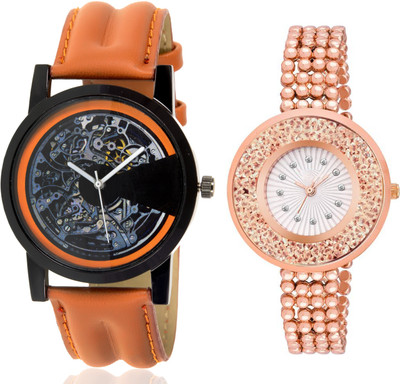 Wanton SP-4 K-14 rose gold fancy diamond watch with Brown open machanical stylish watch for couple men and women Watch - For Boys & Girls
Wanton SP-4 K-14 rose gold fancy diamond watch with Brown open machanical stylish watch for couple men and women Watch - For Boys & Girls