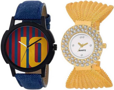 Miss Perfect Leather 10 number ans Golden Zullo Dial combo watches foe women and men Watch - For Men & Women
Miss Perfect Leather 10 number ans Golden Zullo Dial combo watches foe women and men Watch - For Men & Women