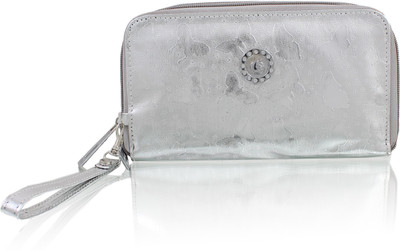 vigne Casual Silver Clutch