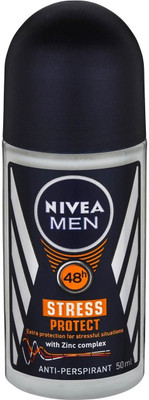 Nivea Men Stress Protect Roll-On Deodorant (50ml) Deodorant Roll-on - For Men(50 ml)
Nivea Men Stress Protect Roll-On Deodorant (50ml) Deodorant Roll-on - For Men(50 ml)
