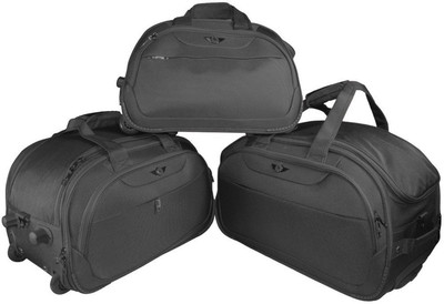 Texas USA (Expandable) Imported Water Resistant Set of 3 (20+22+24 Inch) Duffel Bags with Inbuilt Trolley Carry it on your shoulder or pull along as a trolley bag ! Duffel Strolley Bag(Black)
Texas USA (Expandable) Imported Water Resistant Set of 3 (20+22+24 Inch) Duffel Bags with Inbuilt Trolley Carry it on your shoulder or pull along as a trolley bag ! Duffel Strolley Bag(Black)