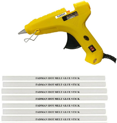FADMAN yellow 60 Watt ON OFF Switch Indicator With 7 Sticks Standard Temperature Corded Glue Gun (11 mm) Standard Temperature Corded Glue Gun(11 mm)
FADMAN yellow 60 Watt ON OFF Switch Indicator With 7 Sticks Standard Temperature Corded Glue Gun (11 mm) Standard Temperature Corded Glue Gun(11 mm)