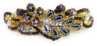 Khubsurat Hair Back-Pin / Hair Pin / Hair Clip with Purple Color Stone Stud, Gold Tone Back Pin(Gold, Purple)
Khubsurat Hair Back-Pin / Hair Pin / Hair Clip with Purple Color Stone Stud, Gold Tone Back Pin(Gold, Purple)