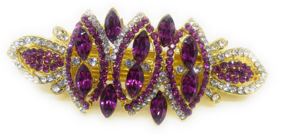 Khubsurat Hair Back-Pin / Hair Pin / Hair Clip with Rani Color Kundan & Stone Stud, Gold Tone Back Pin(Gold, Pink)
Khubsurat Hair Back-Pin / Hair Pin / Hair Clip with Rani Color Kundan & Stone Stud, Gold Tone Back Pin(Gold, Pink)