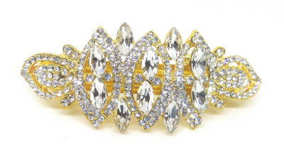 Khubsurat Hair Back-Pin / Hair Pin / Hair Clip with White Color Kundan & Stone Stud, Gold Tone Back Pin(Gold)
Khubsurat Hair Back-Pin / Hair Pin / Hair Clip with White Color Kundan & Stone Stud, Gold Tone Back Pin(Gold)