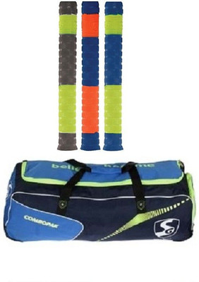 SG Combo of two - one 'Combopak' Cricket kit bag and cricket bat Grip (pack of 3) (Color On Availability)- Cricket Kit
SG Combo of two - one 'Combopak' Cricket kit bag and cricket bat Grip (pack of 3) (Color On Availability)- Cricket Kit