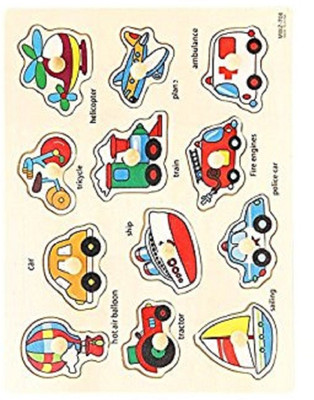 SHRIBOSSJI Vehicles Wooden Puzzle / Educational Toy with colourful pictures for Children(Multicolor)
SHRIBOSSJI Vehicles Wooden Puzzle / Educational Toy with colourful pictures for Children(Multicolor)