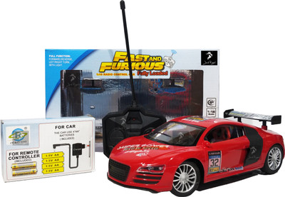 Jack Royal Fast & Furious 1:16 Radio Control Car With 4AA Batteries for Car(Red Audi)(Hot Red)
Jack Royal Fast & Furious 1:16 Radio Control Car With 4AA Batteries for Car(Red Audi)(Hot Red)