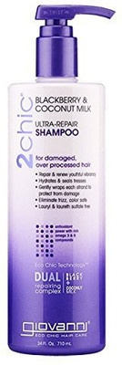 Giovanni Chic Ultra Repair Shampoo Blackberry And Coconut Milk(709.77 ml)
Giovanni Chic Ultra Repair Shampoo Blackberry And Coconut Milk(709.77 ml)