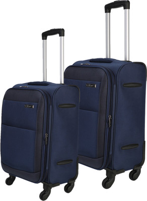 Nasher Miles Manarola Soft-Sided Luggage Set of 2 Blue Trolley/Travel/Tourist Bags (20 & Cm) Expandable Check-in Luggage - inch(Blue
Nasher Miles Manarola Soft-Sided Luggage Set of 2 Blue Trolley/Travel/Tourist Bags (20 & Cm) Expandable Check-in Luggage - inch(Blue