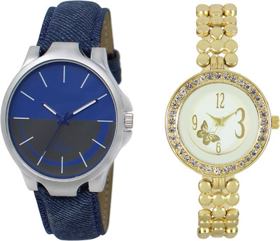 Shocknshop LR24_203 Designer Analog Leather and Chain Strap Couple Watch - For Men & Women
Shocknshop LR24_203 Designer Analog Leather and Chain Strap Couple Watch - For Men & Women