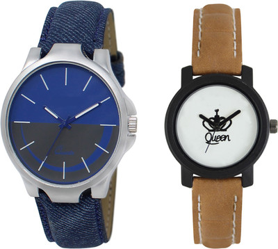 Shocknshop LR24_209 Designer Analog Leather and Chain Strap Couple Watch - For Men & Women
Shocknshop LR24_209 Designer Analog Leather and Chain Strap Couple Watch - For Men & Women