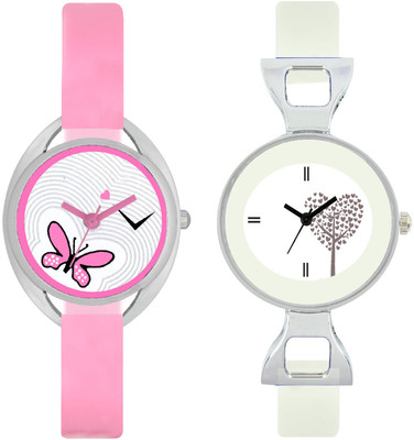 stallion7 CMB_90 Designer Stylish Shape Bracelet Combo Womens Wrist Watch - For Girls