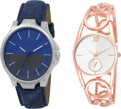 Shocknshop LR24_213 Designer Analog Leather and Chain Strap Couple Watch - For Men & Women
Shocknshop LR24_213 Designer Analog Leather and Chain Strap Couple Watch - For Men & Women