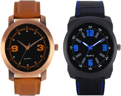 CLOUDWOOD VL21_32 Combo of 2 Designer Analog Combo Watch - For Men