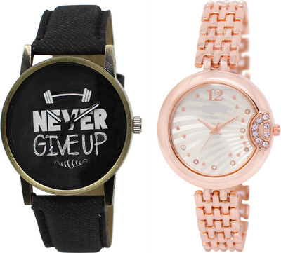 Shocknshop LR27_228 Designer Analog Leather and Chain Strap Couple Watch - For Men & Women
Shocknshop LR27_228 Designer Analog Leather and Chain Strap Couple Watch - For Men & Women