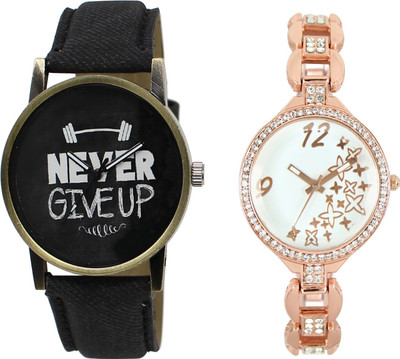Shocknshop LR27_210 Designer Analog Leather and Chain Strap Couple Watch - For Men & Women
Shocknshop LR27_210 Designer Analog Leather and Chain Strap Couple Watch - For Men & Women
