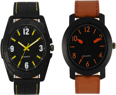 CLOUDWOOD VL17_19 Combo of 2 Designer Analog Combo Watch - For Men