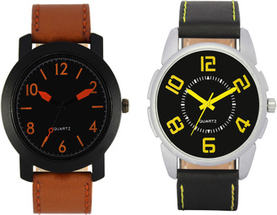CLOUDWOOD VL19_25 Combo of 2 Designer Analog Combo Watch - For Men