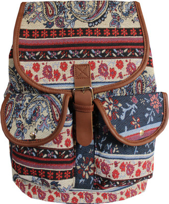 Damit DB13 10 L Backpack(Brown, Beige), Beige;brown