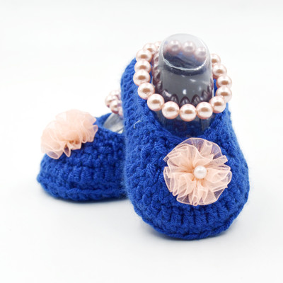 Magic Needles Handmade Soft Sole Prewalker 4202_3-6 Months Booties(Toe to Heel Length - 11 cm Dark Blue)
Magic Needles Handmade Soft Sole Prewalker 4202_3-6 Months Booties(Toe to Heel Length - 11 cm Dark Blue)