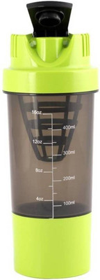 Bluebells India Fuel Gym 499 ml Shaker(Pack of 1, Green)