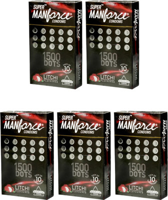 Manforce Litchi Condom(Set of 5, 50S)