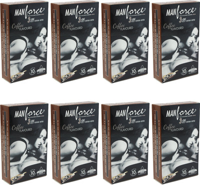 Manforce Coffee Condom(Set of 8, 80S)
