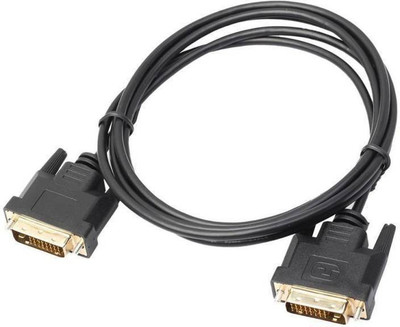 Microware DVI-D 24+1 Male Gold Plated Dual Link Cable for TV Television HDMI Cable(Compatible with Set-Top Box, Projector, Black)
Microware DVI-D 24+1 Male Gold Plated Dual Link Cable for TV Television HDMI Cable(Compatible with Set-Top Box, Projector, Black)