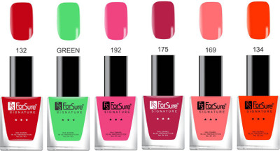 Forsure Signature Matte Nail Polish Red Green, Dark Pink, Light Pink, Light Orange Red(Pack of 6)
Forsure Signature Matte Nail Polish Red Green, Dark Pink, Light Pink, Light Orange Red(Pack of 6)