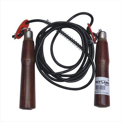 KITSAWS Jump Rope Sheesham Black Speed Skipping Rope(Black, Length: 75 inch)