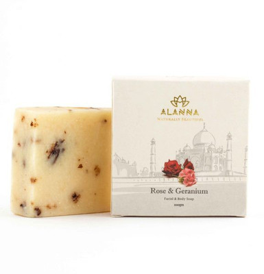 Alanna Naturally Beautiful Rose & Geranium Soap / Face & Body Soap / For Soft & Glowing Skin / Natural Soap / Premium Soap(100 g)
Alanna Naturally Beautiful Rose & Geranium Soap / Face & Body Soap / For Soft & Glowing Skin / Natural Soap / Premium Soap(100 g)