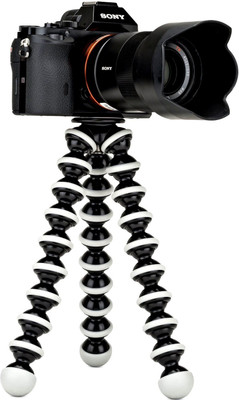 ZEPER Gorillapod-10 Tripod Ball Head(Black & White, Blue & White, Supports Up to 3000 g)