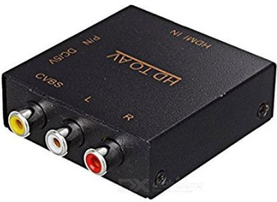 Microware TV-out Cable HDMI to AV Composite RCA CVbS Video + Audio Converter with Super Build Quality(Black, For TV)
Microware TV-out Cable HDMI to AV Composite RCA CVbS Video + Audio Converter with Super Build Quality(Black, For TV)