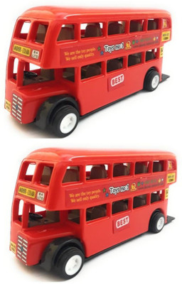 The Game begins Combo Toys of Double Decker Bus (Mini, Small Size) Toy | Miniature/Model Toys | Pull back and Go | Openable Doors | Red Color(Red)
The Game begins Combo Toys of Double Decker Bus (Mini, Small Size) Toy | Miniature/Model Toys | Pull back and Go | Openable Doors | Red Color(Red)