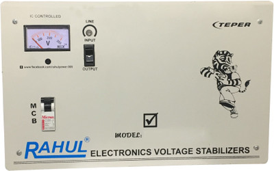Rahul Base-10 c10 KVA/40 Amp 140-280 Volt Copper 3 Step Mainline Use Up to 10 KVA Load Automatic Voltage Stabilizer(Gray)
Rahul Base-10 c10 KVA/40 Amp 140-280 Volt Copper 3 Step Mainline Use Up to 10 KVA Load Automatic Voltage Stabilizer(Gray)