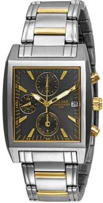 Pulsar Black 1728 Pulsar Men's PF8145 Chronograph Two-Tone Stainless Steel Watch Watch - For Men
Pulsar Black 1728 Pulsar Men's PF8145 Chronograph Two-Tone Stainless Steel Watch Watch - For Men