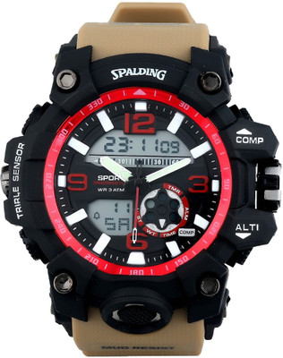 SPALDING SP-121D Beige Strap with Yellow Dial Chronograph Sports Wrist Watch - For Men
SPALDING SP-121D Beige Strap with Yellow Dial Chronograph Sports Wrist Watch - For Men