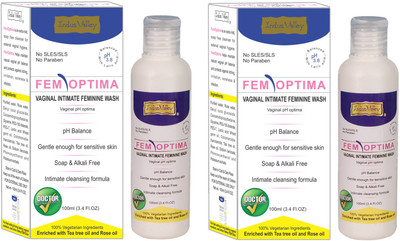 Indus Valley Paraben Free Fem Optima Intimate Feminine Wash - Twin Pack Intimate Wash(200 ml, Pack of 2)
Indus Valley Paraben Free Fem Optima Intimate Feminine Wash - Twin Pack Intimate Wash(200 ml, Pack of 2)