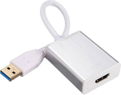 Microware USB 3.0 to HDMI Converter Cable Display Graphic Adapter fr HDTV HD 1080P without Audio Support for Windows 7/8/10 PC HDMI Adapter(Compatible with HDTV, PROJECTOR, Silver)
Microware USB 3.0 to HDMI Converter Cable Display Graphic Adapter fr HDTV HD 1080P without Audio Support for Windows 7/8/10 PC HDMI Adapter(Compatible with HDTV, PROJECTOR, Silver)