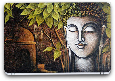Flipkart SmartBuy Serene Buddha Painting Vinyl Laptop Skin (3M/Avery Vinyl, Matte Laminated, 14 x 9 inches) Vinyl Laptop Decal 14.1
