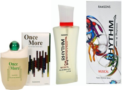 RAMSONS RHYTHM MUSICAL PERFUME 100 ML+ONCE MORE PERFUME 40 ML Eau de Parfum - 100 ml(For Men & Women)
RAMSONS RHYTHM MUSICAL PERFUME 100 ML+ONCE MORE PERFUME 40 ML Eau de Parfum - 100 ml(For Men & Women)