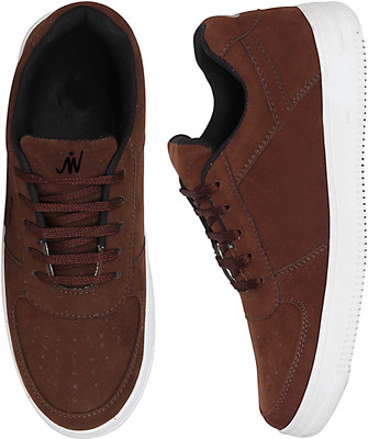 MOU Airforce Suede Sneakers Sneakers For Men(Brown