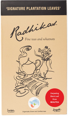 Radhikas Fine Teas and Whatnots Darjeeling Black Leaf Rose BEAUTEA Rose Black Tea Box(100 g)
Radhikas Fine Teas and Whatnots Darjeeling Black Leaf Rose BEAUTEA Rose Black Tea Box(100 g)