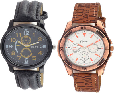 Ismart Black watch and white dial brown watch combo (2 pack) for boys Watch - For Boys
Ismart Black watch and white dial brown watch combo (2 pack) for boys Watch - For Boys